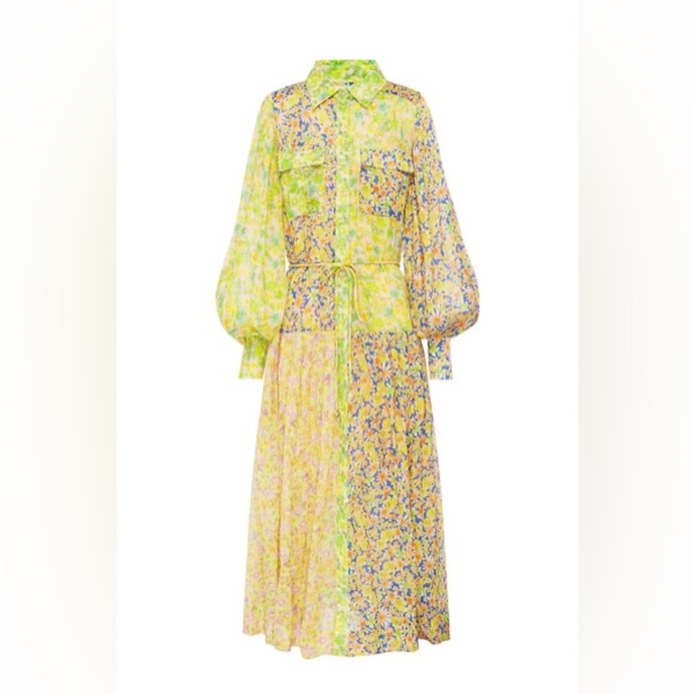 Alemais Daisy Patchwork Shirtdress size 4